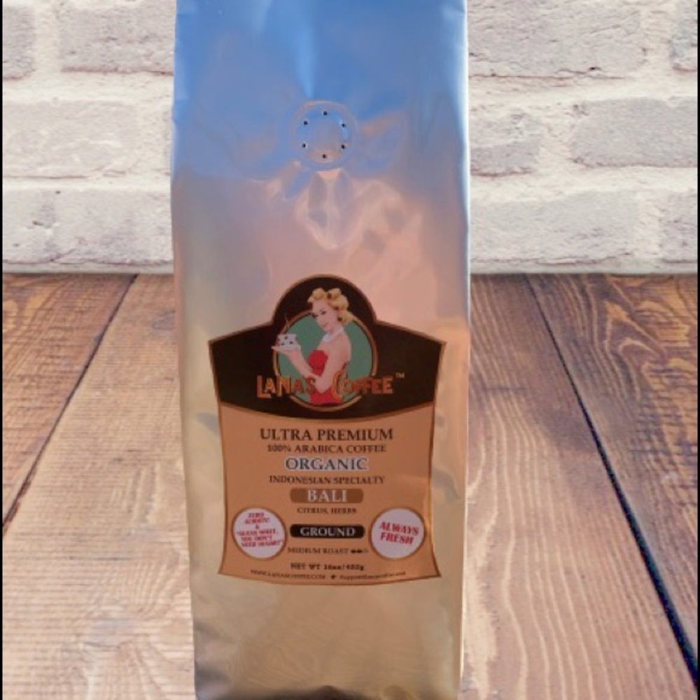 Organic Fresh Coffee from Bali 16 oz